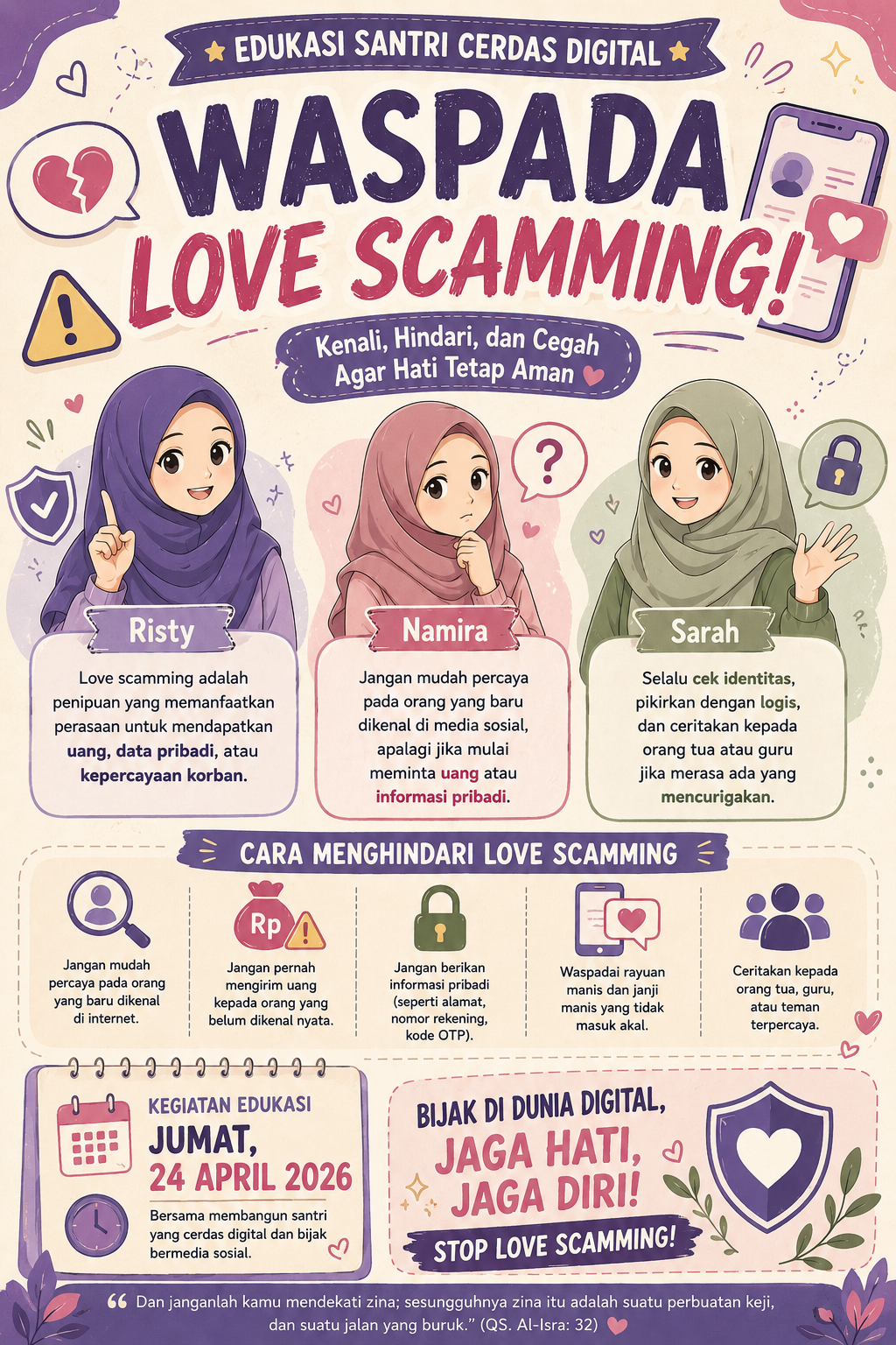 Khairunnisa: Ruang Belajar, Berbagi, dan Bertumbuh Bersama Santri Akhwat Taruna Insani
